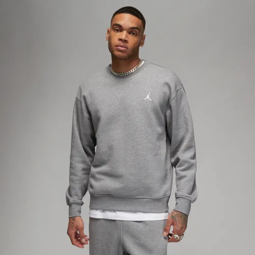 Jordan Brooklyn Fleece Men's Crew-Neck Sweatshirt - Grey - Polyester