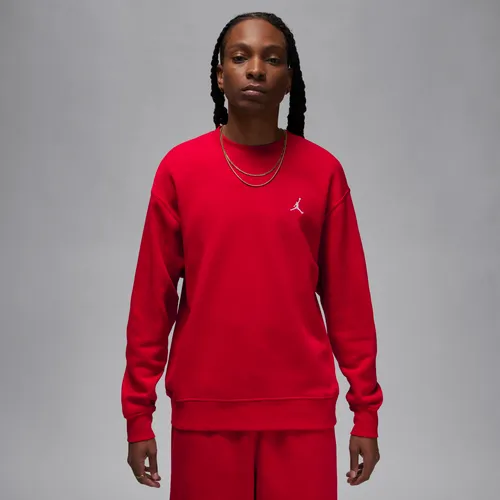 Jordan Brooklyn Fleece Men's Crew-Neck Sweatshirt - Red - Polyester