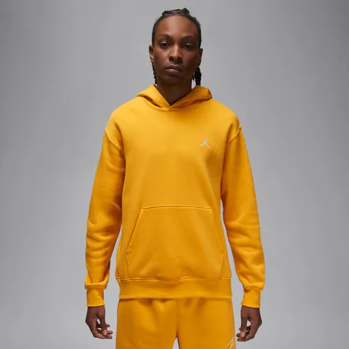 Jordan Brooklyn Fleece Men's Printed Pullover Hoodie - Yellow - Cotton