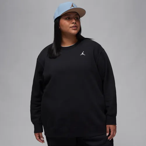 Jordan Brooklyn Fleece Women's Crew-Neck Sweatshirt - Black - Polyester