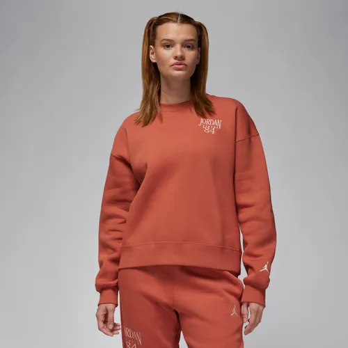 Jordan Brooklyn Fleece Women's Crew-Neck Sweatshirt - Pink - Polyester