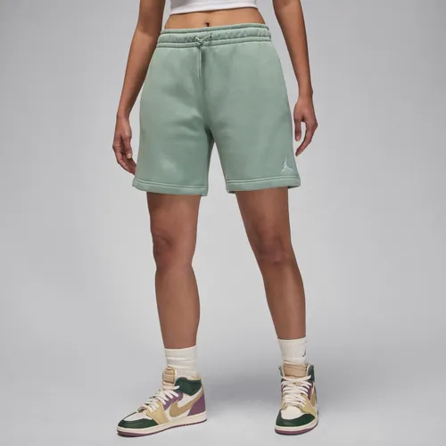 Jordan Brooklyn Fleece Women's Shorts - Green - Cotton