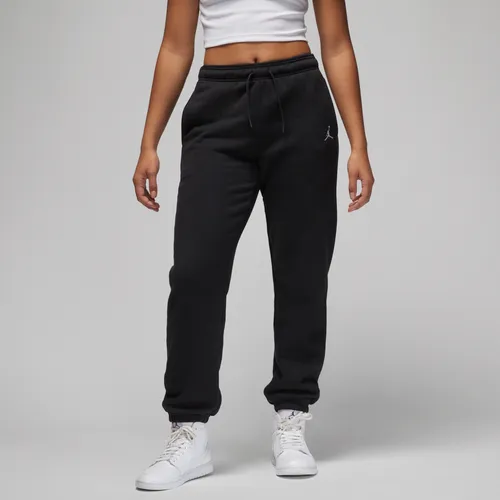 Jordan Brooklyn Fleece Women's Trousers - Black - Cotton
