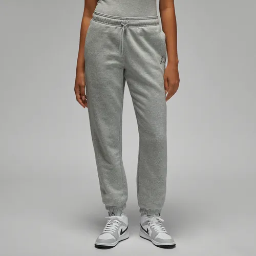 Jordan Brooklyn Women's Fleece Trousers - Grey - Cotton