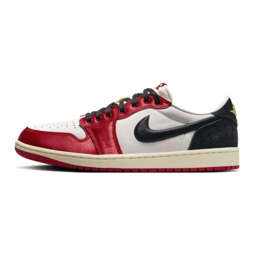 Jordan , Classic Low Top Sneakers 2024 ,Red male, Sizes: