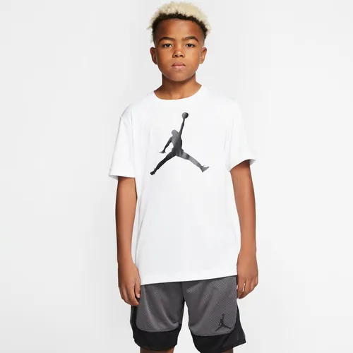 Jordan Dri-FIT Older Kids' (Boys') T-Shirt - White - Polyester