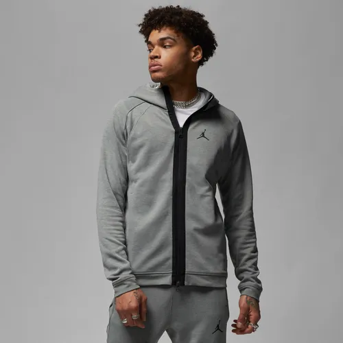 Jordan Dri-FIT Sport Men's Air Fleece Full-Zip Hoodie - Grey - Polyester