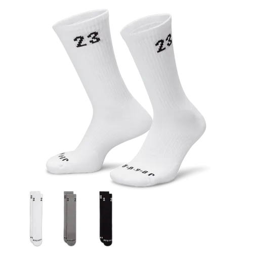 Jordan Essentials Crew Socks (3 Pairs) - Multi-Colour - Polyester