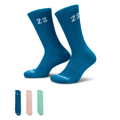 Jordan Essentials Crew Socks (3 Pairs) - Multi-Colour - Polyester