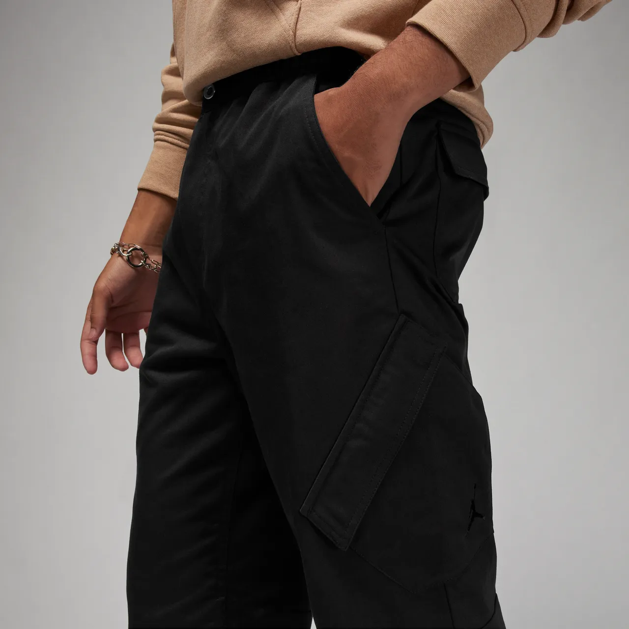 Jordan Essentials Men's Chicago Trousers - Black - Polyester
