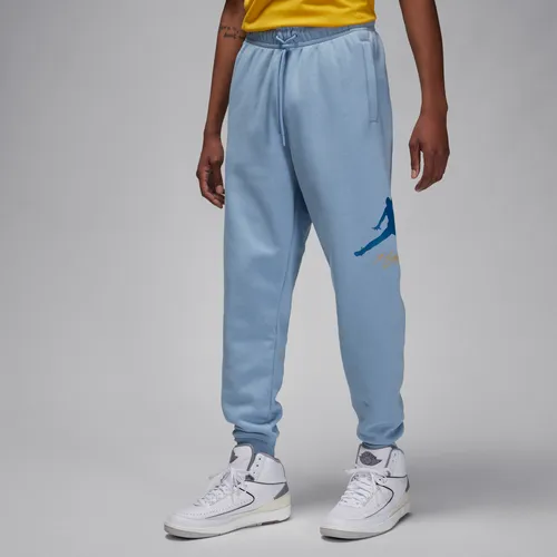 Jordan Essentials Men's Fleece Baseline Trousers - Blue - Cotton
