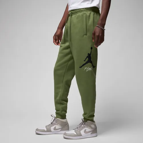 Jordan Essentials Men's Fleece Baseline Trousers - Green - Cotton