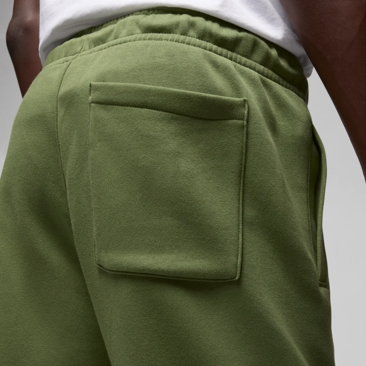 Jordan Essentials Men's Fleece Baseline Trousers - Green - Cotton