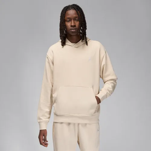 Jordan Essentials Men's Loopback Fleece Pullover Hoodie - Brown - Cotton