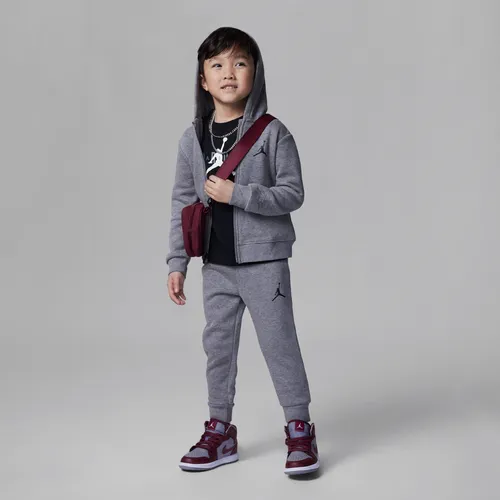 Jordan Essentials Toddler 3-Piece Full-Zip Boxed Set - Grey - Polyester