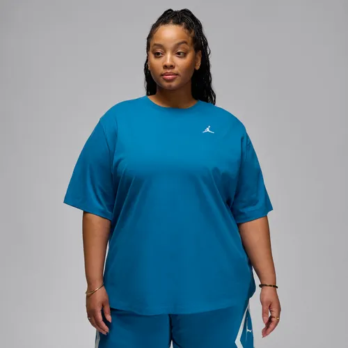 Jordan Essentials Women's Girlfriend T-Shirt - Blue - Cotton