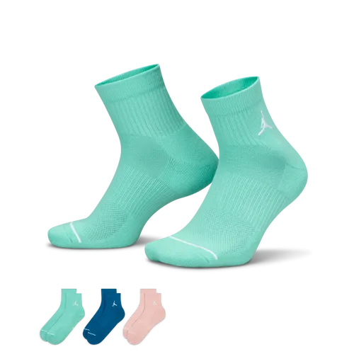 Jordan Everyday Ankle Socks (3 Pairs) - Multi-Colour - Polyester