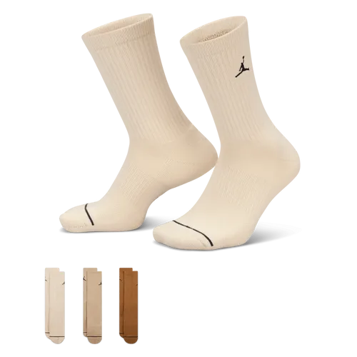 Jordan Everyday Crew Socks (3 pairs) - Multi-Colour - Polyester