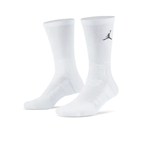Jordan Flight Crew Basketball Socks - White - Polyester