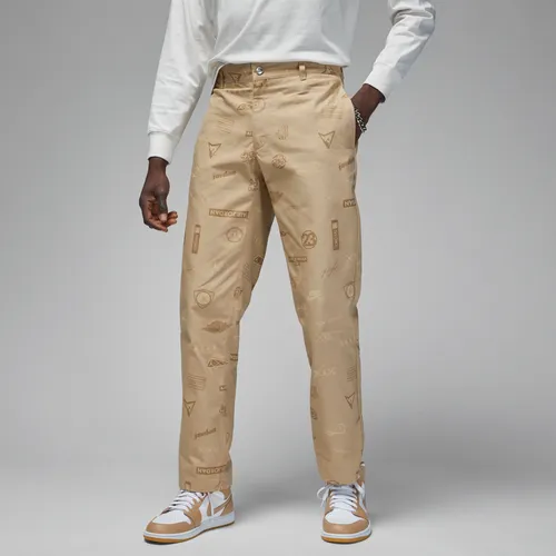 Jordan Flight Heritage Men's Woven Trousers - Brown - Cotton