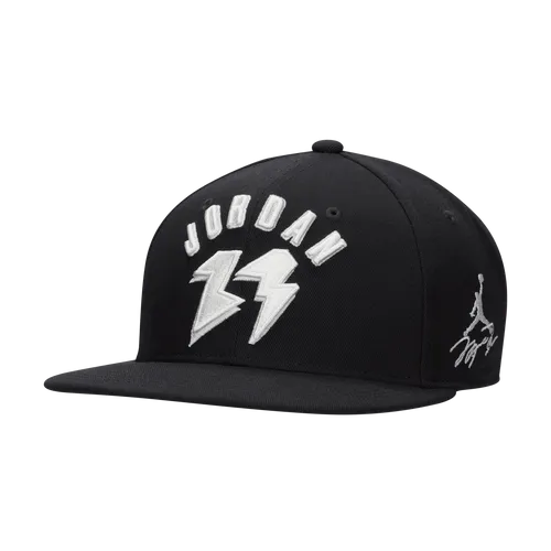 Jordan Flight MVP Pro Cap Adjustable Structured Hat - Black - Polyester