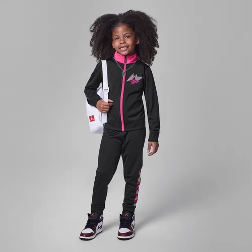 Jordan Fundamental Tricot Set Younger Kids' Tracksuit - Black - Polyester