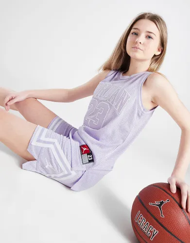 Jordan Girls' Basketball Shorts Junior - Purple