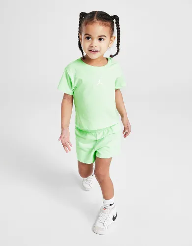 Jordan Girls' Essential T-Shirt/Shorts Set Infant - Green