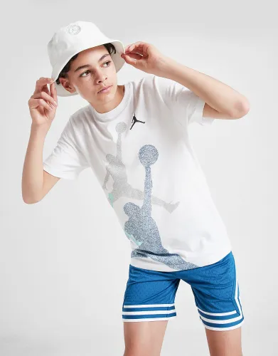 Jordan Gradient Jumpman Repeat T-Shirt Junior - White - Kids