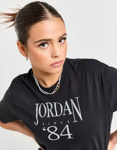Jordan Heritage 85 T-Shirt - Black - Womens