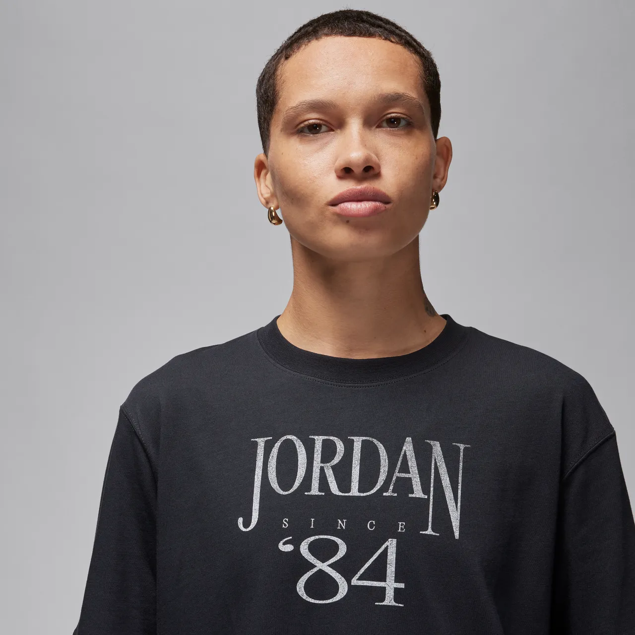 Jordan Heritage Women's T-Shirt - Black - Cotton