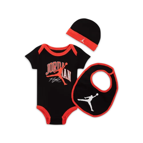 Jordan KSA Home and Away 3-Piece Box Set Baby 3-Piece Bodysuit Box Set - Black - Polyester