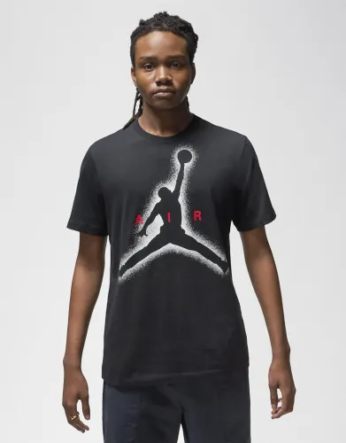 Jordan Large Jumpman T-Shirt - Black - Mens