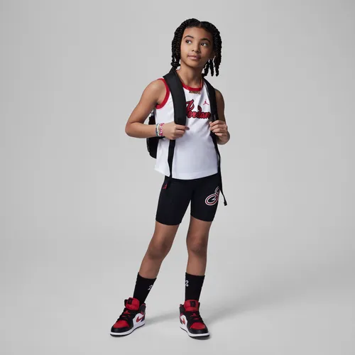 Jordan 'Mini Me' Flight Jersey Tank Top Set Younger Kids' 2-Piece Set - Black - Polyester