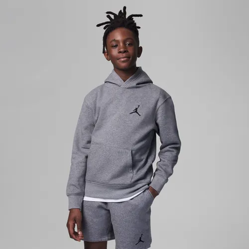Jordan MJ Essentials Pullover Hoodie Older Kids' Hoodie - Grey - Polyester