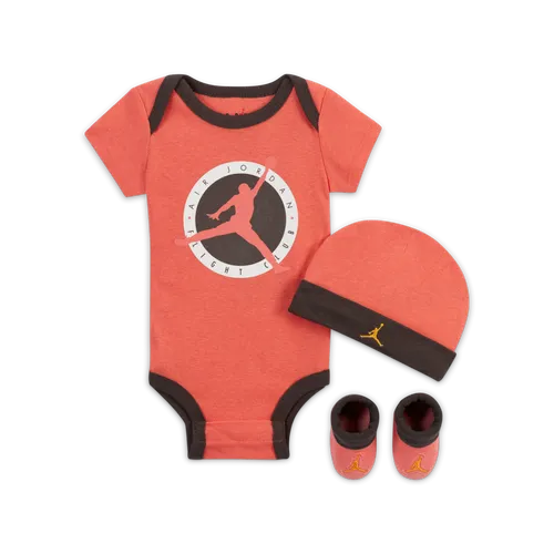 Jordan MVP 3-piece Box Set Baby 3-piece Bodysuit Box Set - Orange - Polyester