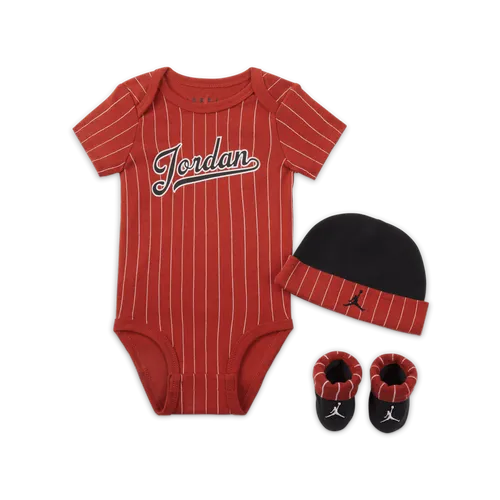 Jordan MVP Baby 3-Piece Boxed Set - Red - Cotton
