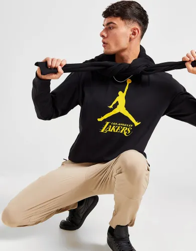 Jordan NBA LA Lakers Essential Long Sleeve T-Shirt - Black - Mens