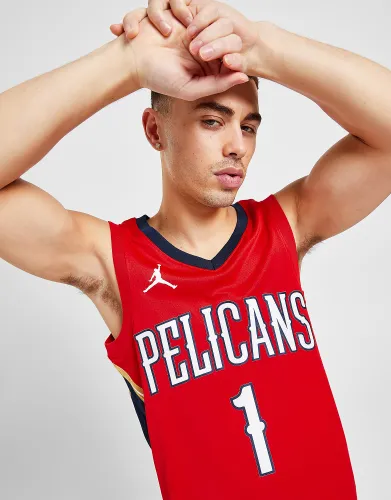 Jordan NBA New Orleans Pelicans Williamson #1 Jersey - Red - Mens
