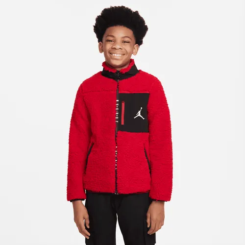 Jordan Older Kids' (Boys') Full-Zip Jacket - Red - Polyester