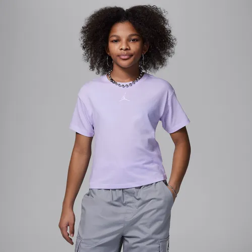 Jordan Older Kids' (Girls') T-Shirt - Purple - Cotton