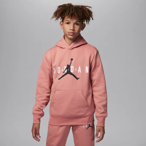 Jordan Older Kids' Pullover Hoodie - Pink - Polyester