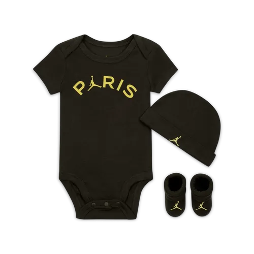 Jordan Paris Saint-Germain Baby (0–9M) 3-Piece Bodysuit Box Set - Green - Polyester