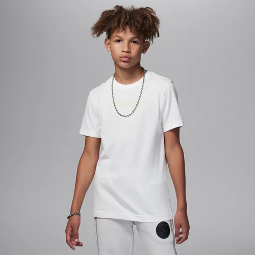 Jordan Paris Saint-Germain Older Kids' Graphic T-Shirt - White - Polyester