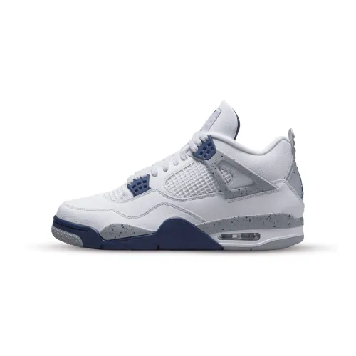 Jordan , Retro White Midnight Navy Sneakers ,White female, Sizes:
