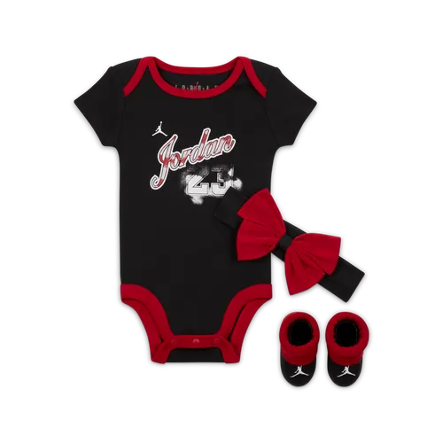 Jordan Sky Rookie 3-Piece Boxed Set Baby (3–6M) 3-Piece Set - Black - Cotton