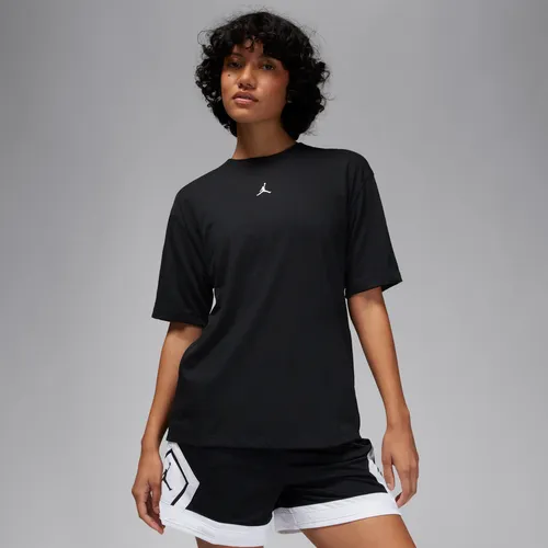 Jordan Sport Women's Diamond Short-Sleeve Top - Black - Polyester