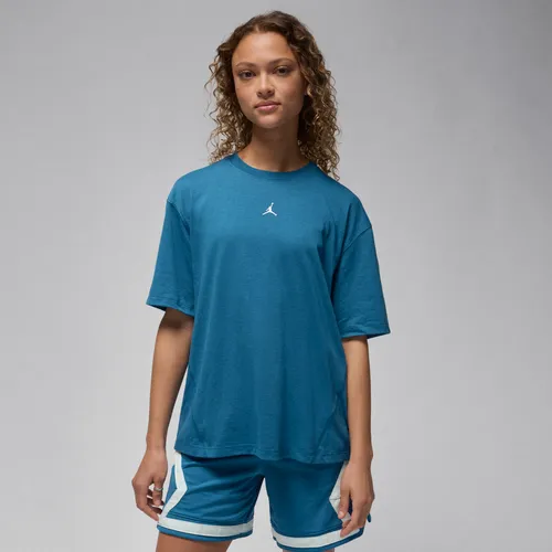 Jordan Sport Women's Diamond Short-Sleeve Top - Blue - Polyester