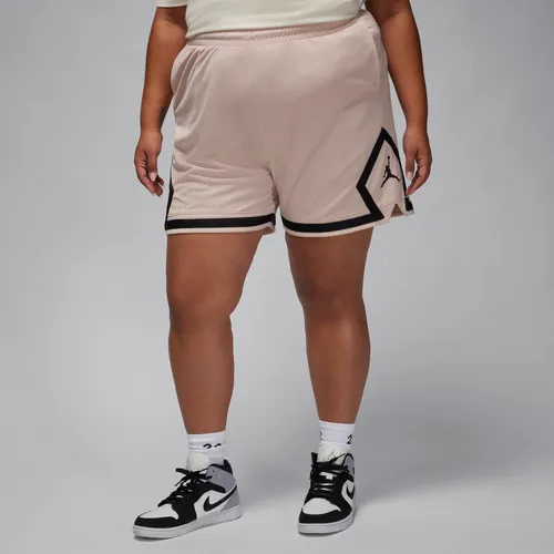 Jordan Sport Women's Diamond Shorts - Brown - Polyester