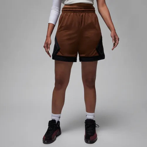 Jordan Sport Women's Diamond Shorts - Brown - Polyester